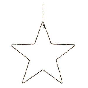 Čierna vianočná závesná svetelná dekorácia Markslöjd Alpha Star, výška 45 cm vyobraziť