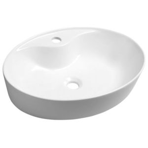 SAPHO - MARIANA keramické umývadlo na dosku 58x41, 5cm, biela AR483 vyobraziť