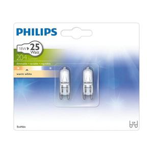 Philips SADA 2x Priemyselná žiarovka Philips ECOHALO G9/18W/230V 2800K vyobraziť