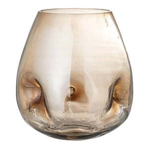 Hnedá sklenená váza Bloomingville Ifza, výška 20 cm vyobraziť