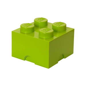 Limetkovozelený úložný box štvorec LEGO® vyobraziť