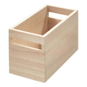 Úložný box z dreva paulownia iDesign Eco Wood, 12, 7 x 25, 4 cm vyobraziť