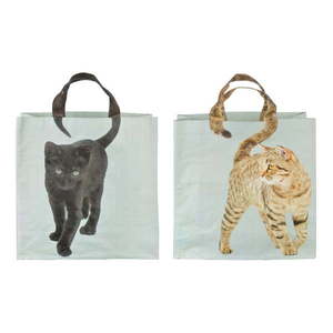 Súprava 2 tašiek Esschert Design Mačka vyobraziť