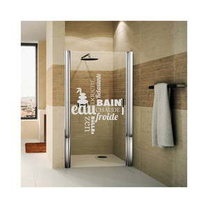 Vodoodolná samolepka do sprchy Ambiance Zen, 55 x 65 cm vyobraziť