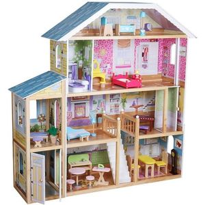 Drevený domček pre bábiky, 1190 x 316 x 1234 mm vyobraziť