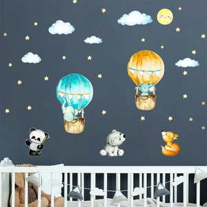 Detské samolepky na stenu Ambiance Balloons and Stars vyobraziť