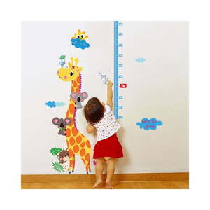 Detská samolepka – meter na dvere/na stenu 60x120 cm Giraffe & Koalas – Ambiance vyobraziť