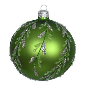 Súprava 3 zelených sklenených vianočných ozdôb Ego Dekor Forest vyobraziť