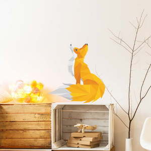 Samolepka Ambiance Origami Foxie vyobraziť