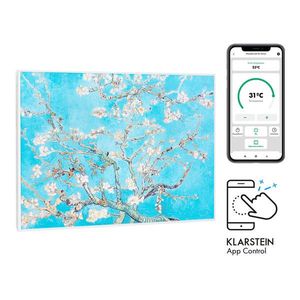 Klarstein Wonderwall Air Art Smart, infračervený ohrievač, 80 x 60 cm, 500 W, kvety vyobraziť