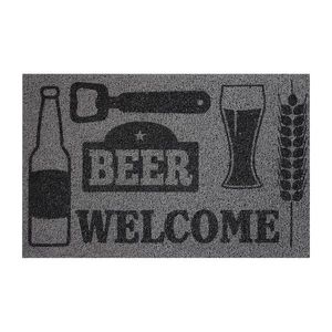 Rohožka Beer/Welcome sivá vyobraziť