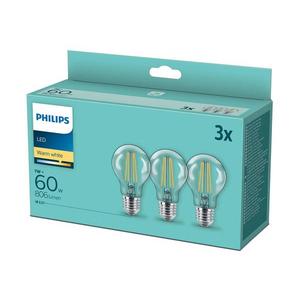 Philips SADA 3x LED Žiarovka VINTAGE Philips A60 E27/7W/230V 2700K vyobraziť