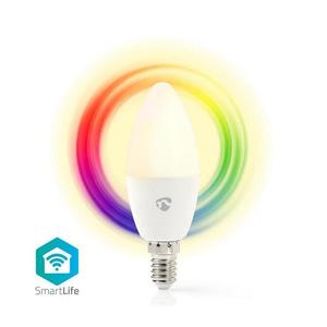 SMART LED žiarovka WIFILC11WTE14, E14, farebná biela vyobraziť