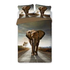 Bavlnená posteľná bielizeň Slon 160x200 cm vyobraziť