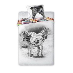 Bavlnená posteľná bielizeň Wild Zebra 140x200 cm vyobraziť