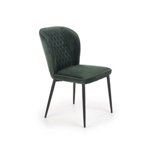 Designová stolička Olivie tmavozelená vyobraziť