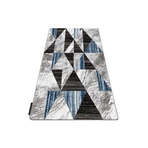Kusový koberec ALTER Nano trojuholníky modrý vyobraziť