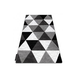 Kusový koberec ALTER Rino trojuholníky sivý vyobraziť