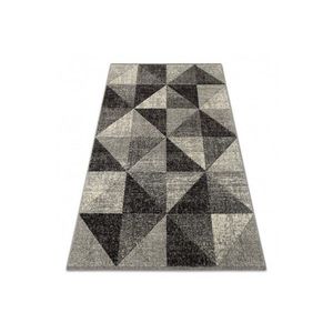 Kusový koberec FEEL Triangle sivý vyobraziť