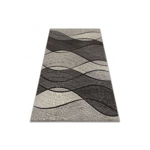Kusový koberec FEEL Waves sivý vyobraziť