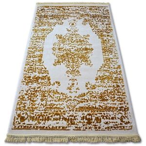 Kusový koberec MANYAS Fegy krémovo-zlatý vyobraziť