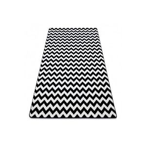 Kusový koberec SKETCH ALEX biely/čierny - cikcak vyobraziť