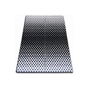 Kusový koberec SKETCH JAMES biely / čierny - bodky vyobraziť