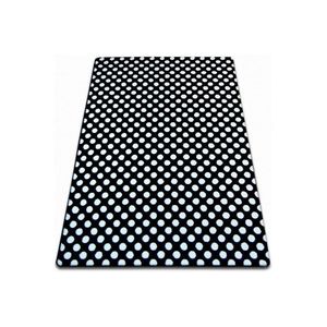 Kusový koberec SKETCH JAMIE biely / čierny - bodky vyobraziť