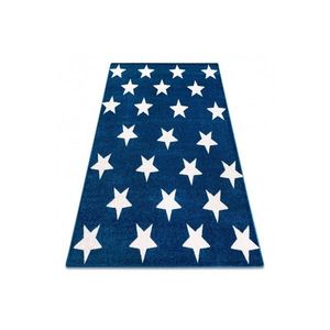 Kusový koberec SKETCH DECLAN modrý / biely - Hviezda vyobraziť