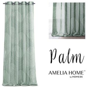 Záves AmeliaHome Palm Aj zelený vyobraziť