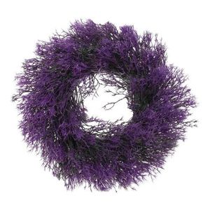 Umelý veniec Tráva fialová, pr. 30 cm vyobraziť