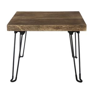 Odkladací stolík Paulownia svetlé drevo, 45 x 45 cm vyobraziť