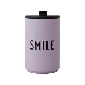 Fialový termo hrnček 350 ml Smile – Design Letters vyobraziť