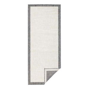 Sivo-krémový vonkajší koberec NORTHRUGS Panama, 80 x 350 cm vyobraziť