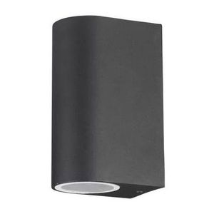 LED Solution Čierne fasádne svietidlo guľaté 2x GU10 7509 vyobraziť