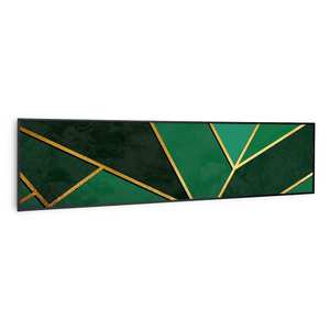 Klarstein Wonderwall Air Art Smart, infračervený ohrievač, zelená čiara, 120 x 30 cm, 350 W vyobraziť