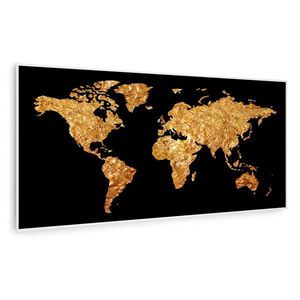Klarstein Wonderwall Air Art Smart, infračervený ohrievač, zlatá mapa, 120 x 60 cm, 700 W vyobraziť