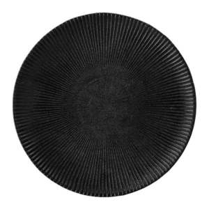 Čierny tanier z kameniny Bloomingville Neri, ø 23 cm vyobraziť