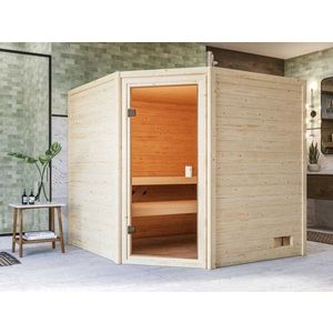 Interiérová fínska sauna 195x195 cm Lanitplast vyobraziť