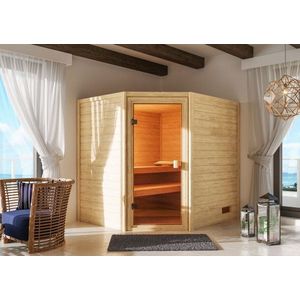 Interiérová fínska sauna 195 x 169 cm Lanitplast vyobraziť