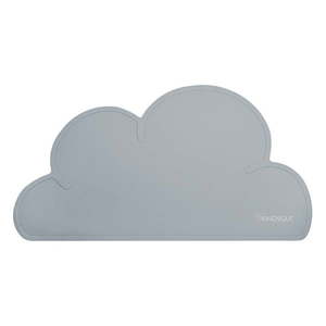 Tmavosivé silikónové prestieranie Kindsgut Cloud, 49 x 27 cm vyobraziť