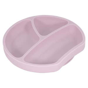 Ružový silikónový detský tanier Kindsgut Plate, ø 20 cm vyobraziť