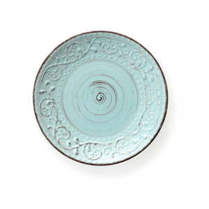 Tyrkysový tanier z kameniny Brandani Serendipity, ⌀ 27, 5 cm vyobraziť