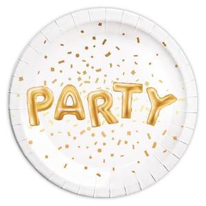 Papierový tanier 23cm party 8ks vyobraziť