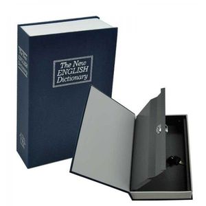 Bezpečnostná krabica v tvare knihy- bordová vyobraziť