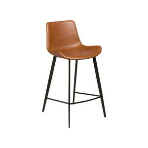 Svetlohnedá barová stolička z imitácie kože DAN-FORM Denmark Hype vyobraziť