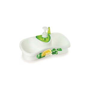Zelený stojan na umývanie riadu s dávkovačom saponátu Snips vyobraziť