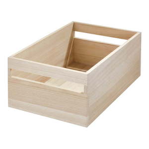 Úložný box z dreva paulownia iDesign Eco Handled, 25, 4 x 38 cm vyobraziť