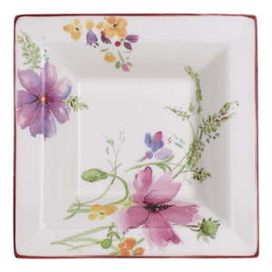 Hranatá porcelánová miska s motívom kvetín Villeroy & Boch Mariefleur Gifts vyobraziť