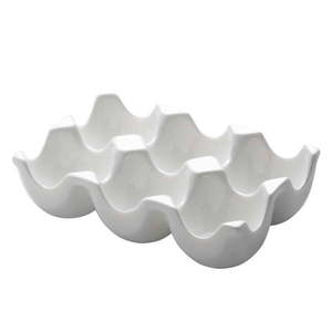 Biely porcelánový stojan na vajíčka Maxwell & Williams Basic vyobraziť